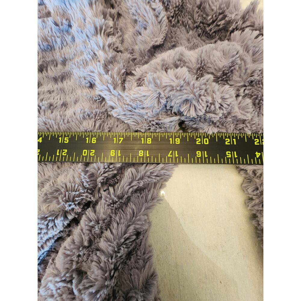 Patagonia Girls Coat Jacket SZ XXL (16-18) Gray Faux Fur - Picture 6 of 7